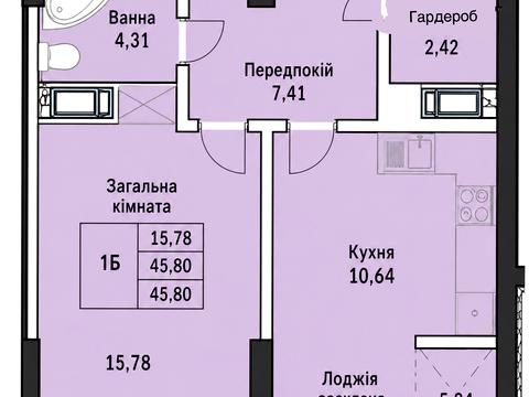Квартира на вул. Гетьмана Мазепи, 5 в Івано-Франківську, ID 166616, фото №7