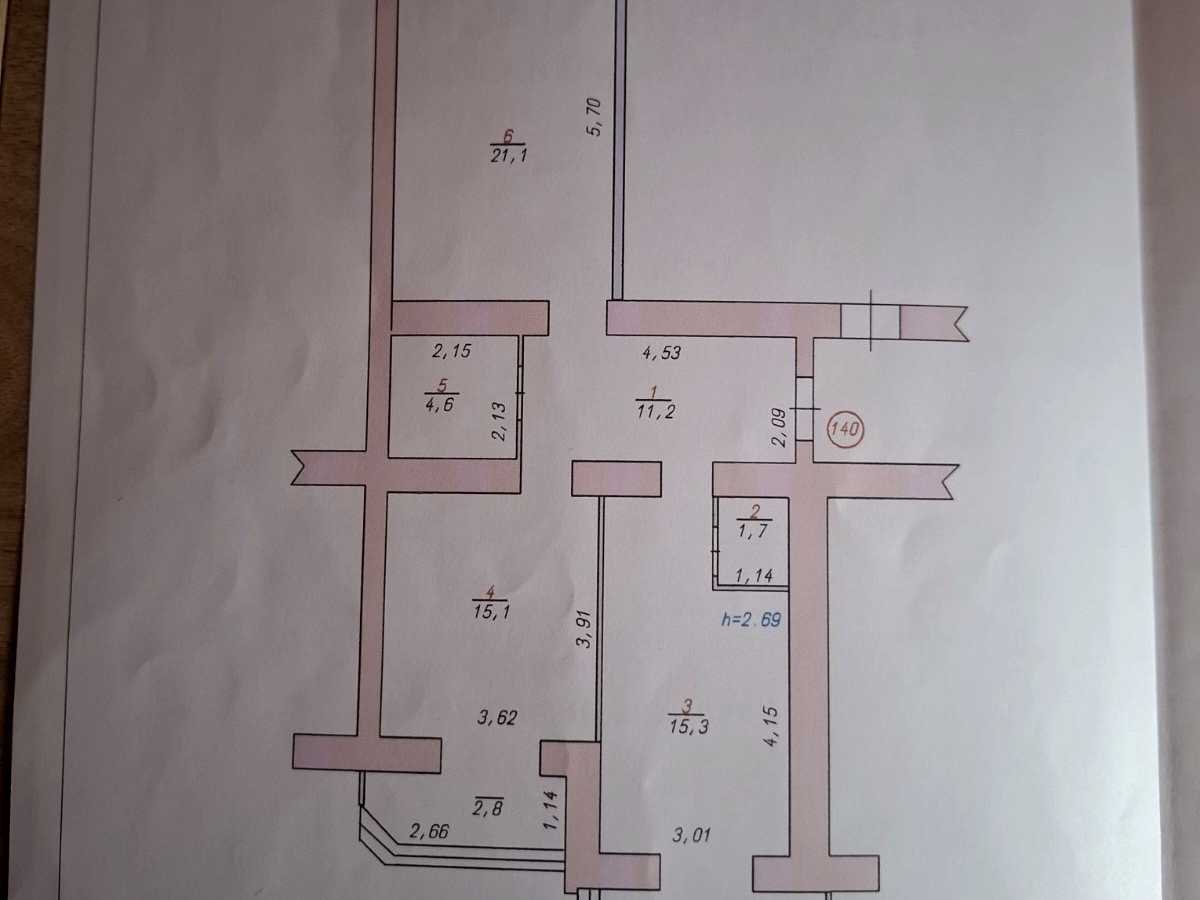 Квартира на вул. Максима Залізняка, 1в в Хмельницькому, ID 393338, фото №18