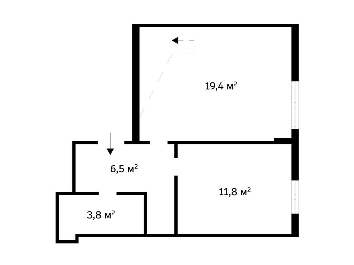 Квартира на вул. Регенераторна, 4 к4 в Києві, ID 391209, фото №23