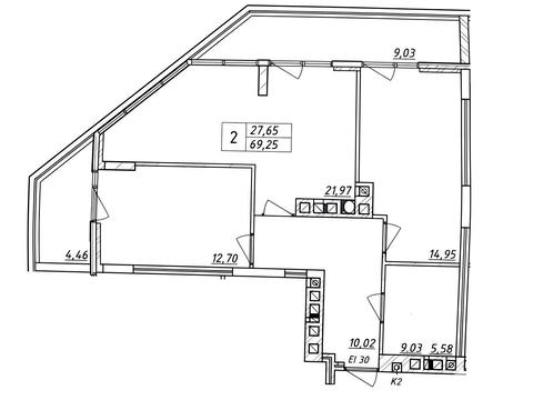 Квартира на вул. Пластова, 4б в Львові, ID 179599, фото №9