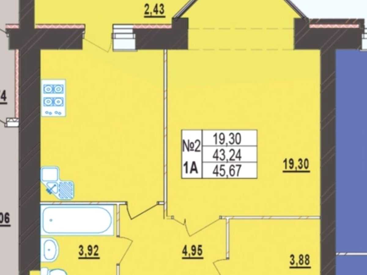 Квартира на шосе Старокостянтинівське в Хмельницькому, ID 393134, фото №13