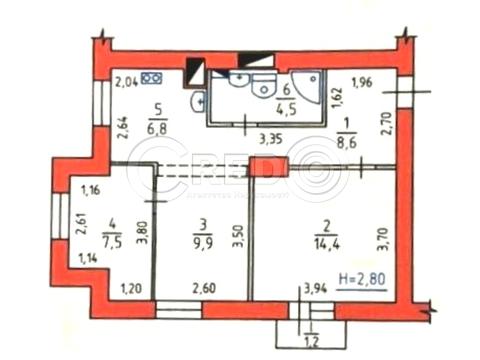 Квартира на просп. Університетський, 27 в Кривому Розі, ID 202129, фото №24
