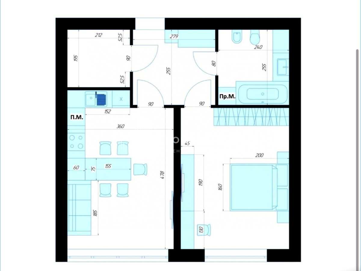 Квартира на вул. Староміська, 1/2 в Хмельницькому, ID 393415, фото №12