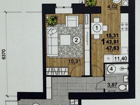 Квартира на вул. Любецька, 108 в Чернігові, ID 261845, фото №11