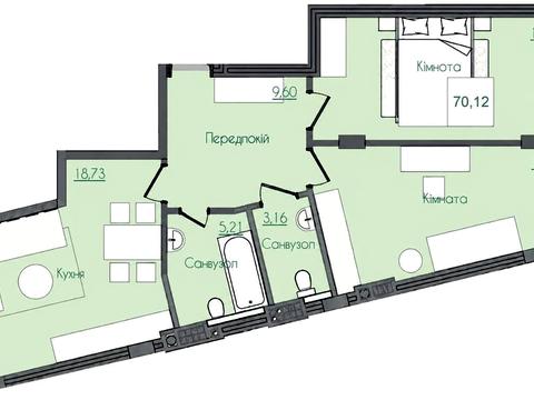 Квартира на вул. Фонтанська дорога, 62-К в Одесі, ID 207412, фото №10