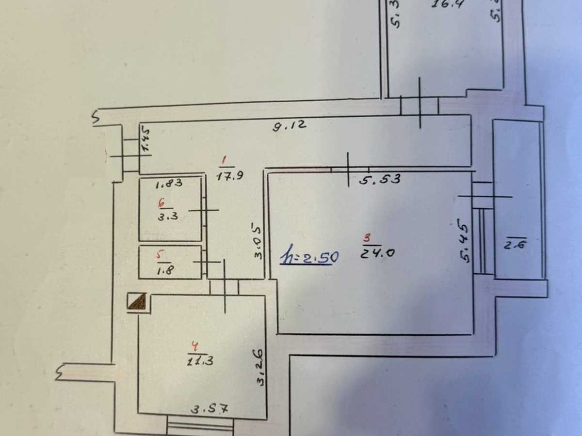 Квартира на вул. Миколи Мазура, 24 в Хмельницькому, ID 393386, фото №13
