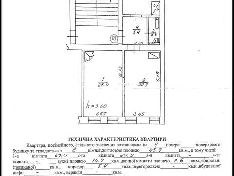 Квартира на вул. Гетьмана Петра Дорошенка, 19 в Львові, ID 290818, фото №37