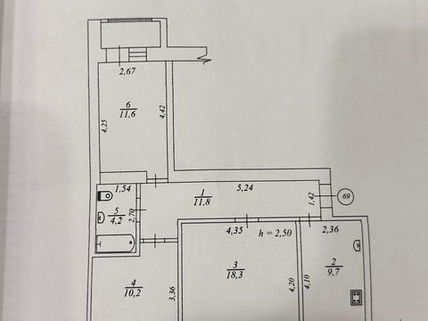 Квартира на вул. Данила Галицького, 50 в Вінниці, ID 276485, фото №18