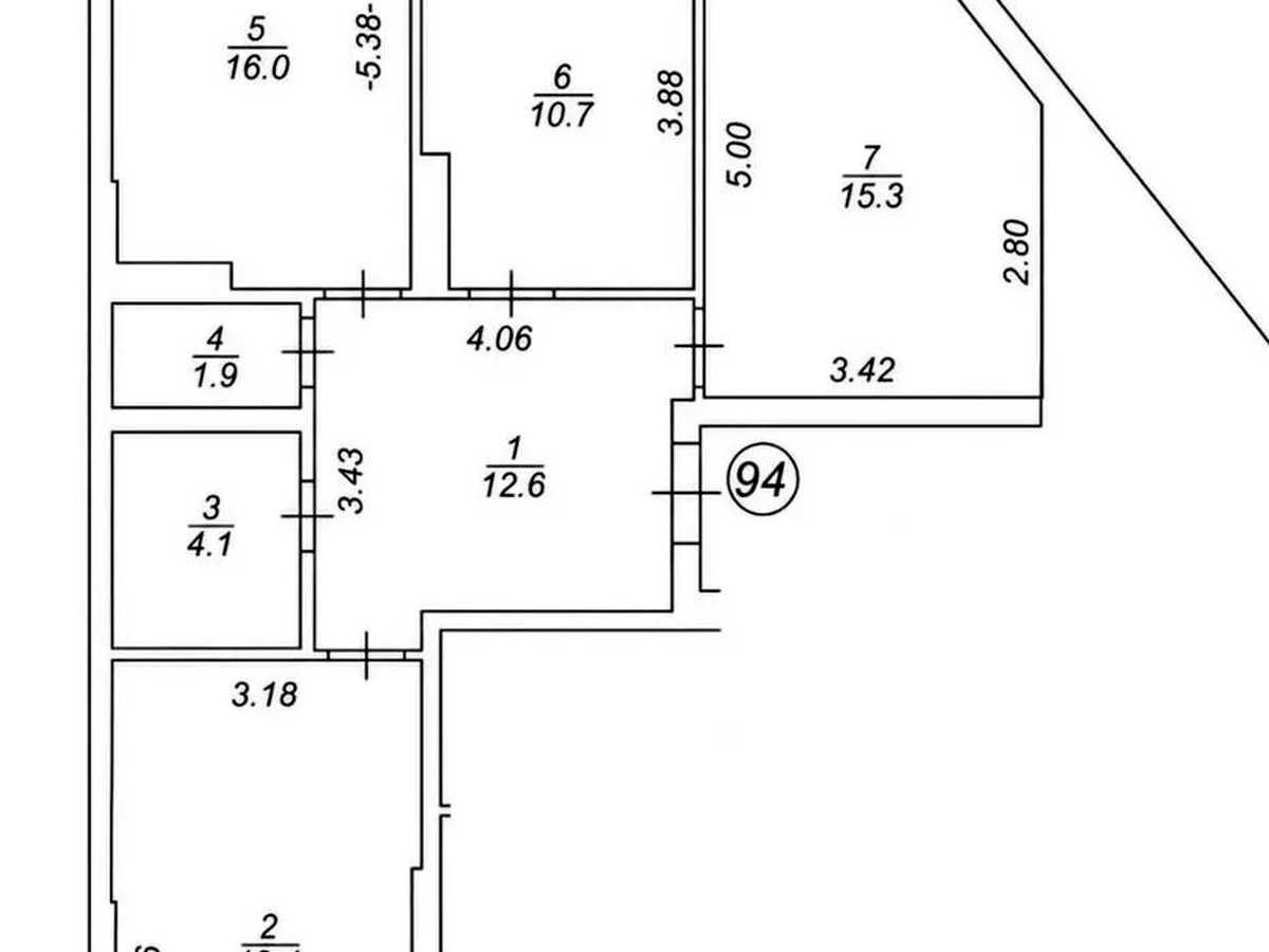 Квартира на вул. Шкільна, 73Б в Києві, ID 388278, фото №2