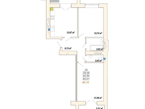 Квартира на вул. Ленкавського в Івано-Франківську, ID 266901, фото №15