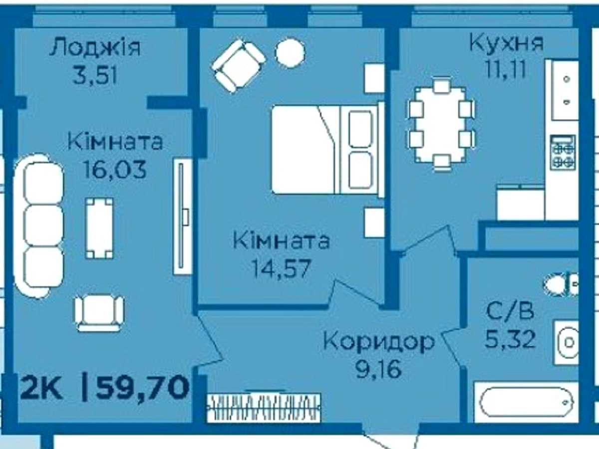 Квартира на вул. Фізкультурна в Івано-Франківську, ID 309211, фото №17