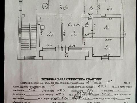Квартира на вул. Євгена Коновальця, 75 в Львові, ID 191173, фото №24