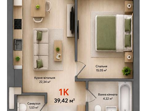 Квартира на вул. Дмитра Коцюбайла в Івано-Франківську, ID 245272, фото №15