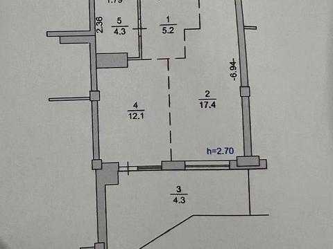 Квартира на вул. В'ячеслава Чорновола, 5-А в Луцьку, ID 228607, фото №8