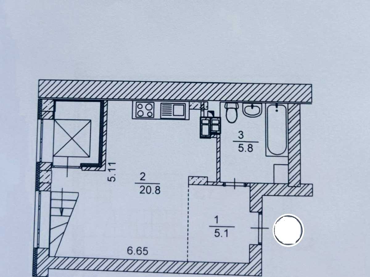 Квартира на вул. Героїв Крут, 4 в Києві, ID 309641, фото №13