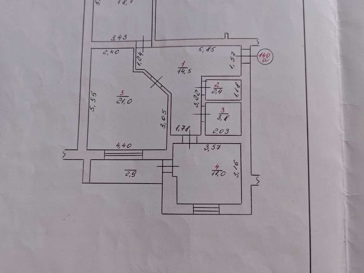 Квартира на вул. Будівельників, 1 в Хмельницькому, ID 393041, фото №13
