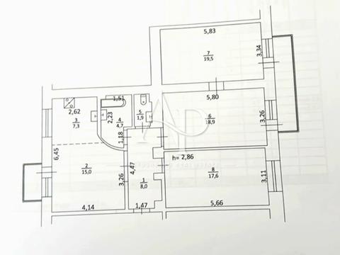 Квартира на вул. Митрополита Василя Липківського, 40 в Києві, ID 218007, фото №34
