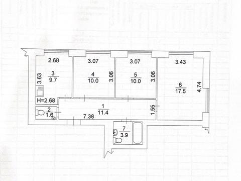 Квартира на вул. Лисенка, 21 в Києві, ID 231777, фото №30
