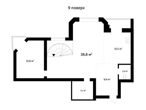 Квартира на вул. Дмитрівська, 45 в Києві, ID 166995, фото №28
