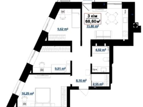 Квартира на вул. Селянська в Івано-Франківську, ID 162368, фото №7