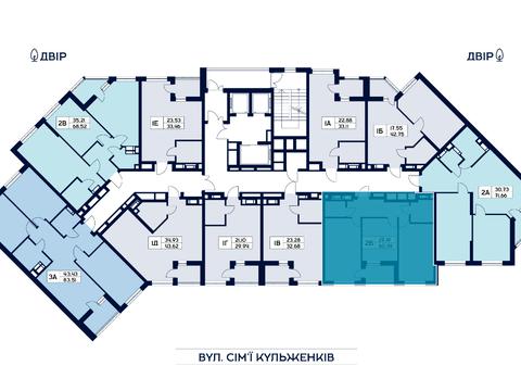 Квартира на вул. Сім'ї Кульженків в Києві, ID 249076, фото №1
