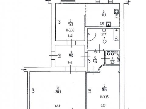 Квартира на вул. Терещенківська, 7 в Києві, ID 205175, фото №48