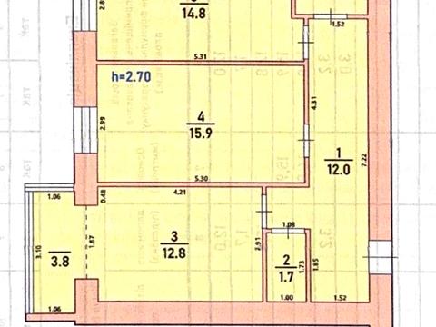 Квартира на вул. Гетьмана Петра Дорошенка, 22-Б в Івано-Франківську, ID 181340, фото №2