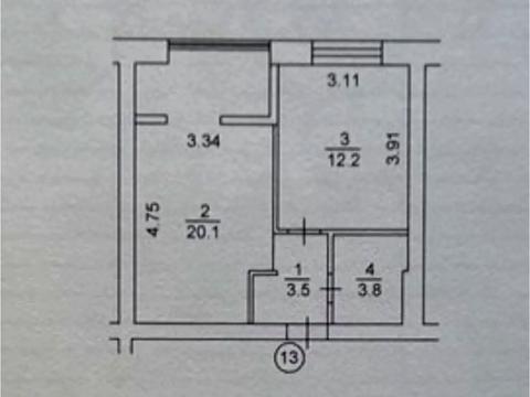 Квартира на вул. Миколи Сингаївського вул. , 2-Б/5 в Києві, ID 251385, фото №9