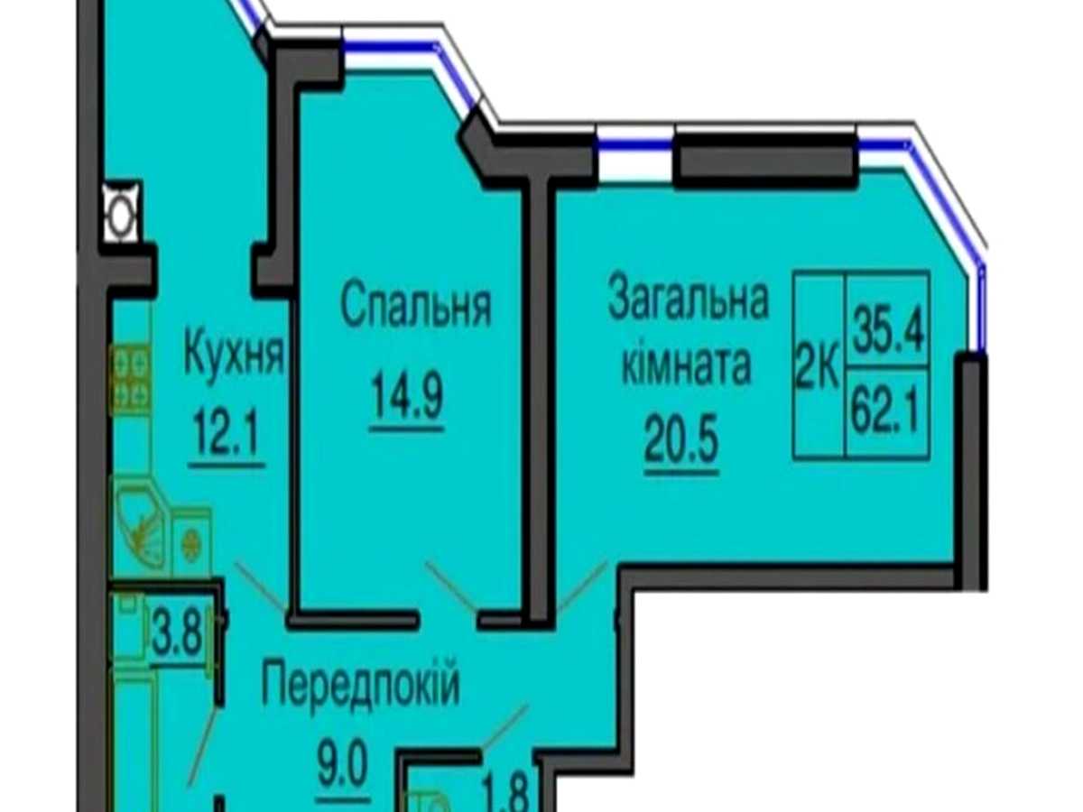 Квартира на вул. Яблунева в Києві, ID 301211, фото №6