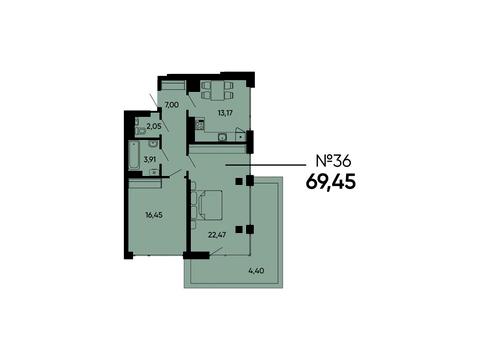 Квартира на вул. Івана Раковського в Львові, ID 270941, фото №18