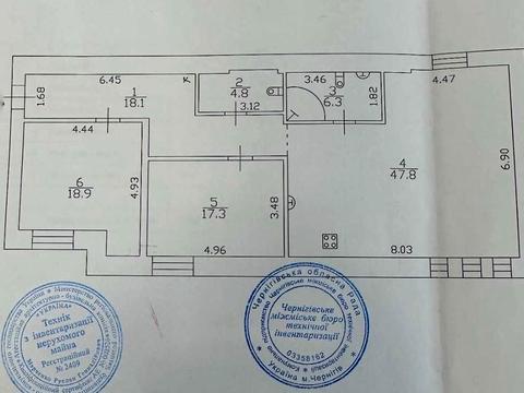 Квартира на вул. Оборонців Чернігова, 12 в Чернігові, ID 231379, фото №27