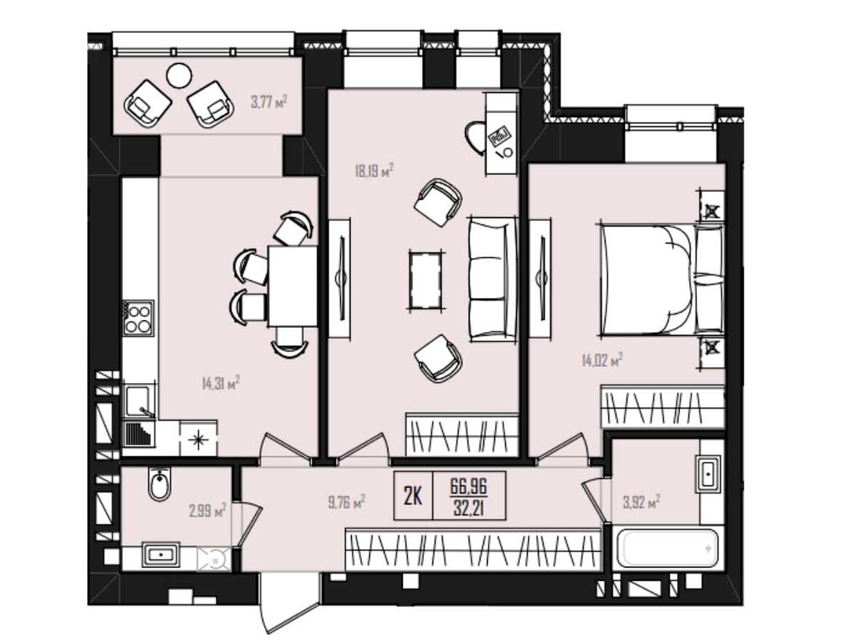 Квартира на просп. Миру в Хмельницькому, ID 392969, фото №9