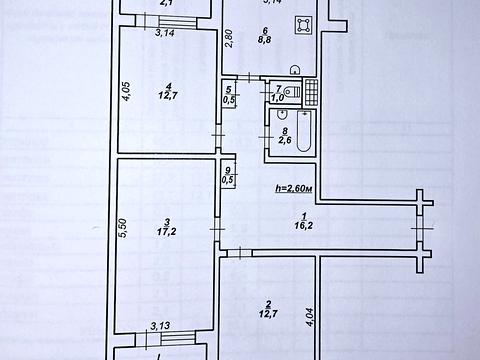 Квартира на вул. Павла Глазового, 26 в Кривому Розі, ID 181249, фото №24
