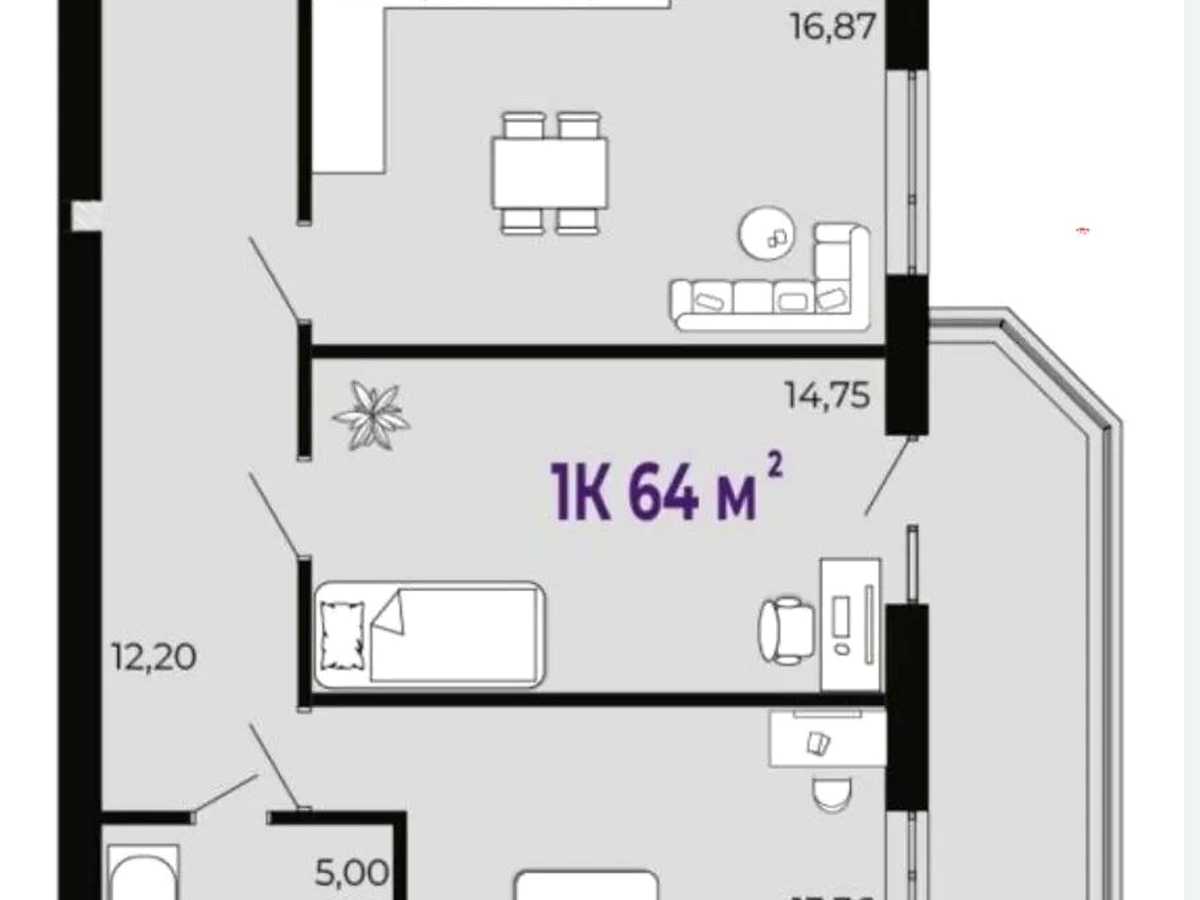 Квартира на вул. Долішня в Івано-Франківську, ID 309527, фото №13