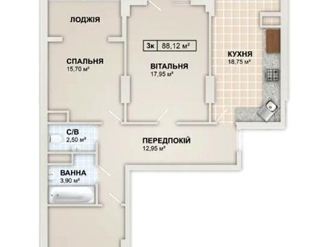 Квартира на вул. Володимира Івасюка в Івано-Франківську, ID 163233, фото №13