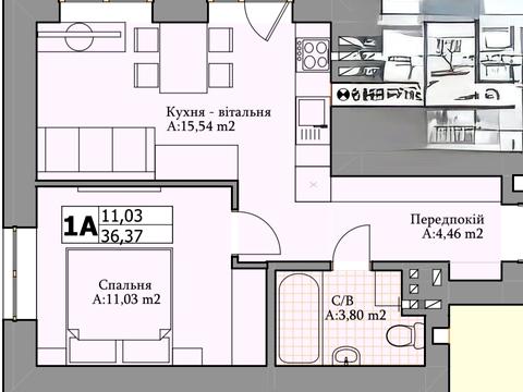 Квартира на вул. Мінеральна, 21 в Києві, ID 240328, фото №5