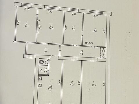 Квартира на вул. Медична, 2 в Кривому Розі, ID 190770, фото №19