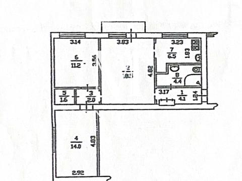 Квартира на вул. Русанівська набережна вул., 8/1 в Києві, ID 190302, фото №14