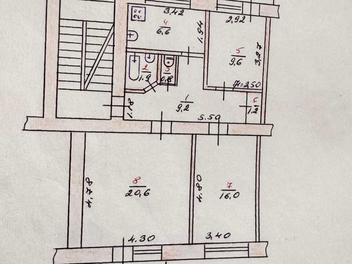 Квартира на вул. Володимирська, 110 в Хмельницькому, ID 403425, фото №13