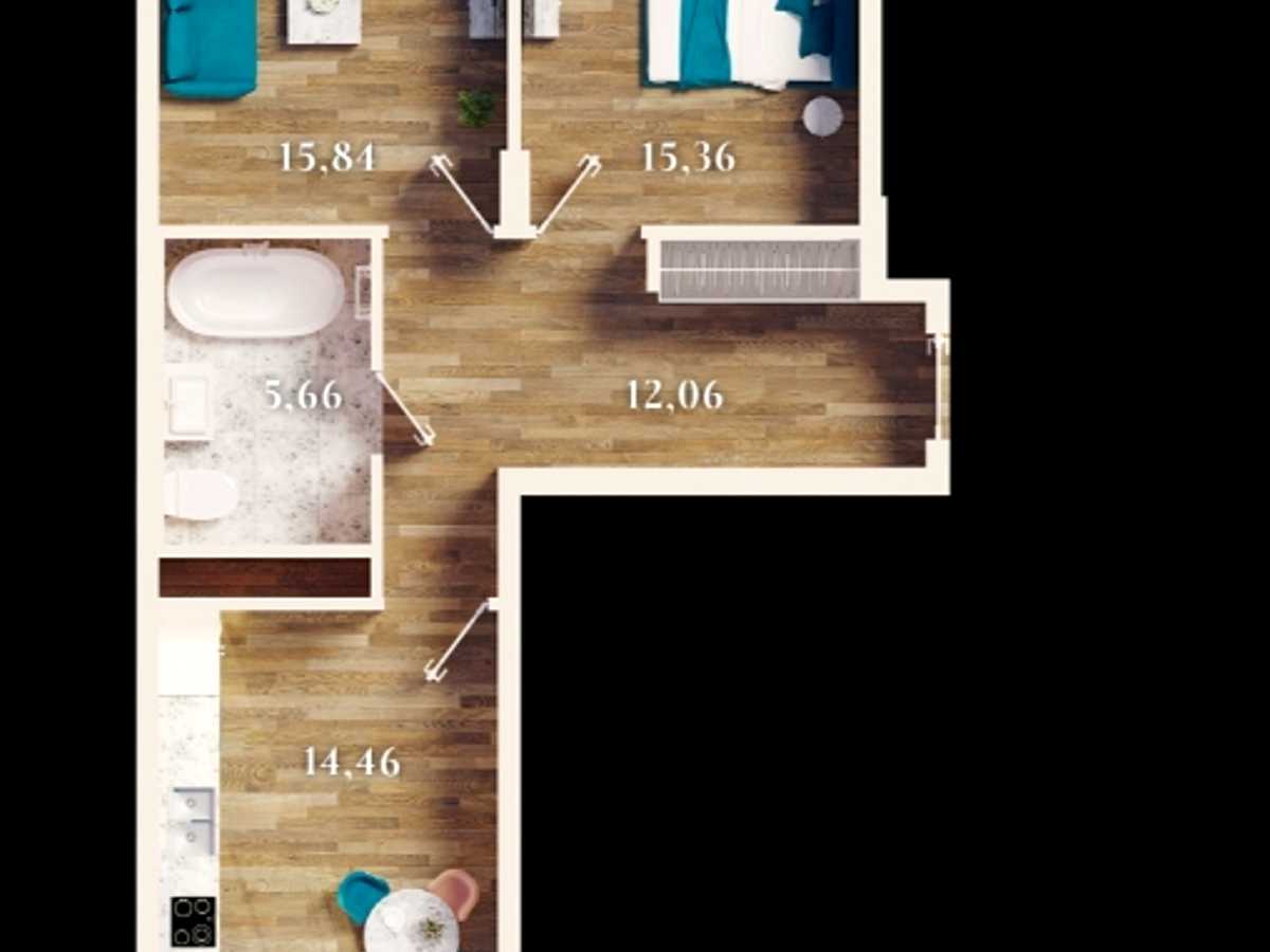 Квартира на вул. бастіона в Івано-Франківську, ID 309524, фото №13