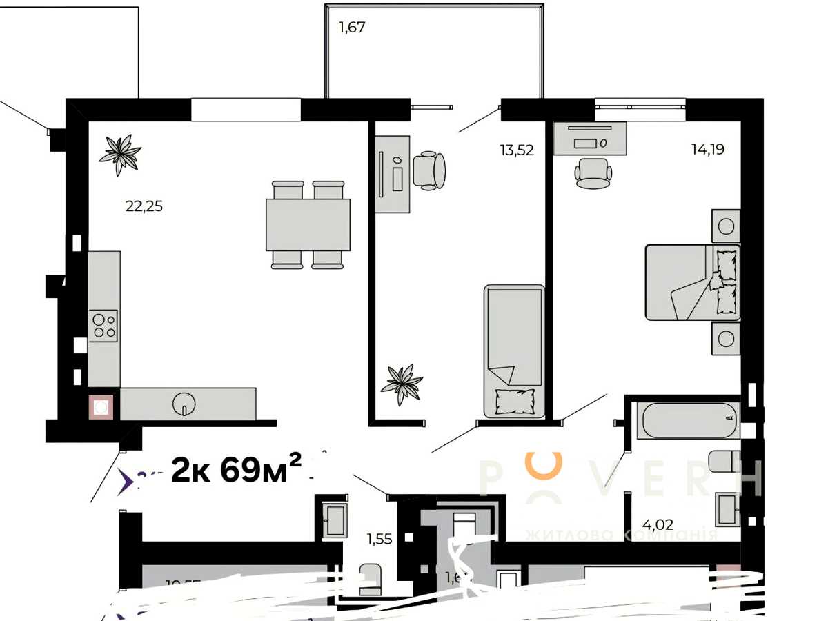 Квартира на вул. Долішня в Івано-Франківську, ID 309523, фото №4