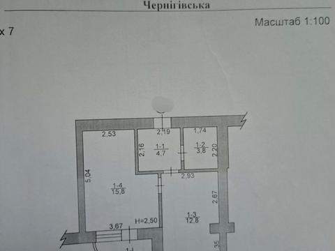Квартира на вул. Симона Петлюри, 71-Б в Чернігові, ID 227268, фото №16
