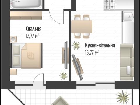 Квартира на вул. Пилипа Орлика, 30 в Львові, ID 260257, фото №4