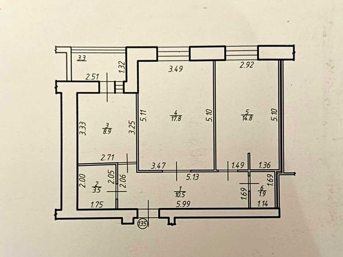 Квартира на вул. Хіміків, 21-А в Івано-Франківську, ID 344058, фото №13