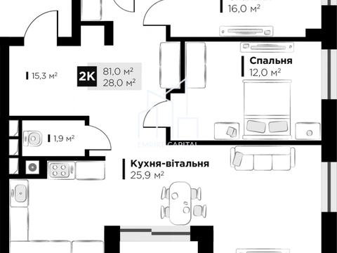 Квартира на вул. Пасічна, 166 в Львові, ID 167047, фото №10