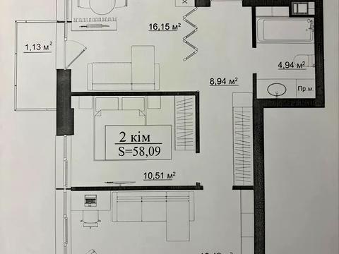 Квартира на вул. Заклинських в Івано-Франківську, ID 175019, фото №4