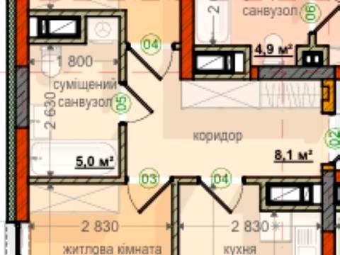 Квартира на вул. Коломийська, 6 в Івано-Франківську, ID 179221, фото №6