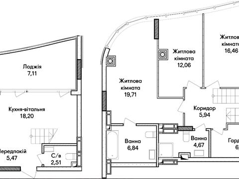 Квартира на вул. Ольги Кобилянської в Києві, ID 243236, фото №13