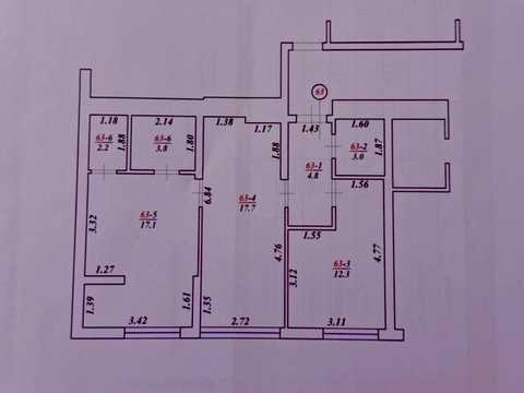 Квартира на вул. Корнелія Дзержика, 16б в Чернівцях, ID 291377, фото №23