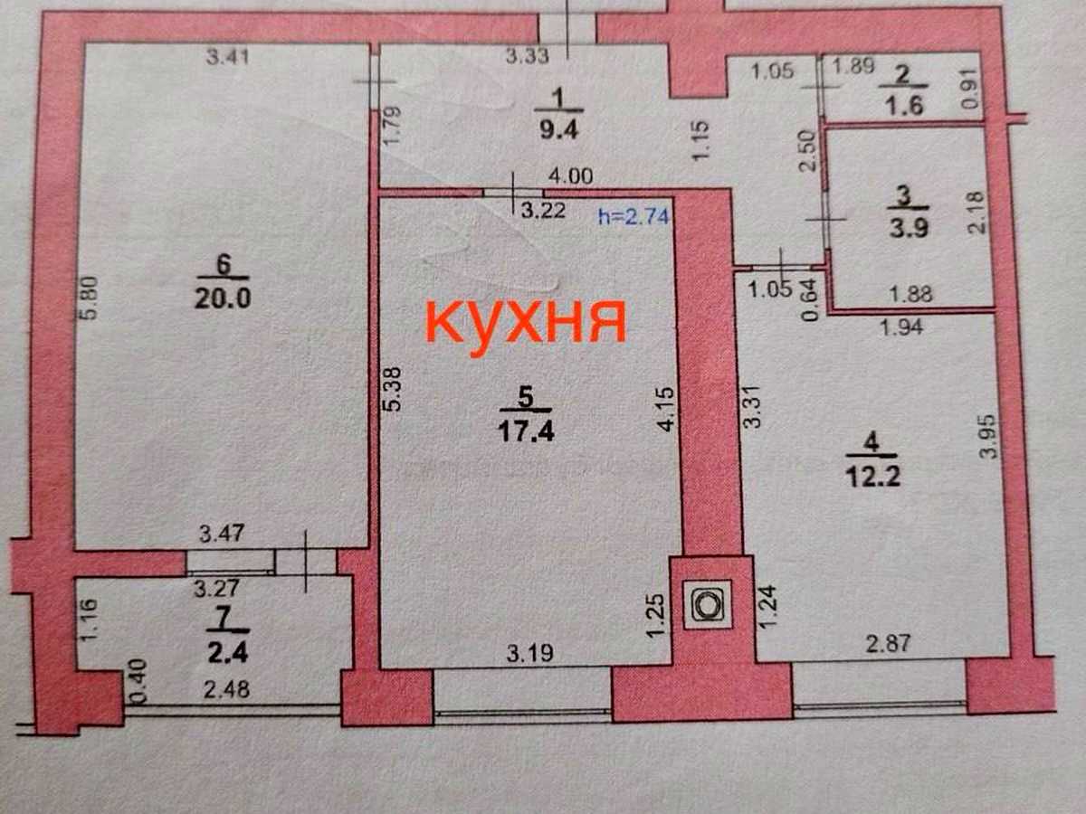 Квартира на вул. Лісогринівецька, 38 в Хмельницькому, ID 392807, фото №5